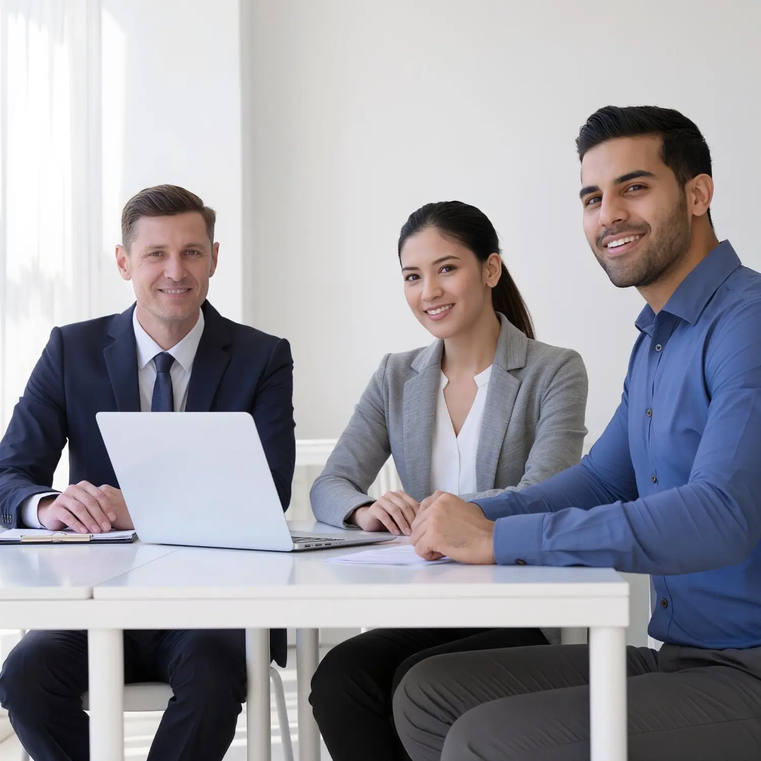 equipo desarrollando software de control de asistencia para empresas